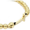 image:imageControse Beaded Stretch Crose amp Skull BraceletGold