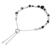 image:imageControse Black Spinel beads with Black skull bracelet