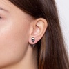 image:imageControse Captivated Souls Heart Skull Earrings