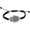 image:imageControse Hamsa Hand Woven Bracelet includes a 3mm clear crystal