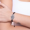 image:imageControse Hamsa Hand Woven Bracelet includes a 3mm clear crystal