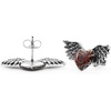 image:imageControse Red Winged Heart with Keyhole Earrings
