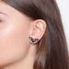 image:imageControse Red Winged Heart with Keyhole Earrings