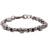 image:imageControse Skull Bracelet Copper Skull Box Chain Bracelet
