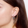 image:imageControse Vintage Rose Flower Dangling Leaf Earrings