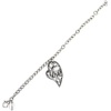 image:imageControse Womens SilverToned Stainless Steel Free Love Bracelet 7 Plus 1 Extender