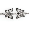 image:imageControse Womens SilverToned Stainless Steel Gossamer Wings Bracelet 7  8 Adjustable