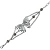 image:imageControse Womens SilverToned Stainless Steel Metamorphosis Butterfly  Butterfly Bracelet