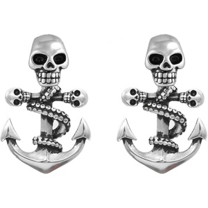 image:imageControse Octopus Skull Anchor Earrings