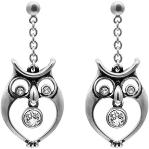 image:imageControse Watchful Owl Stainless Steel Earrings