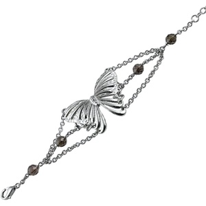 image:imageControse Womens SilverToned Stainless Steel Metamorphosis Butterfly  Butterfly Bracelet