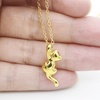 image:imageControse 24K Gold Plated Cat Necklace  Never Give Up Pendant Inspirational Jewelry for Women
