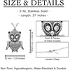 image:imageControse Angelic Owl Necklace Bird Pendant with Cystals