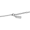 image:imageControse Antiique SilverToned Stainless Steel Forget Me Knot  Knot with Stones Necklace