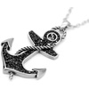 image:imageControse Black CZ Anchor Necklace  Nautical Gothic Sparkle