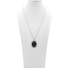 image:imageControse Black Cat Cameo Pendant Necklace  Victorian Gothic Jewelry for Women Cat Lover