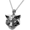 image:imageControse Black Magic Cats Head Necklace