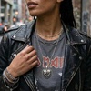 image:imageControse Bound For Eternity Skull Heart Necklace with Pendant 27 316L Stainless Steel chain