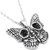 image:imageControse Butterfly Skull Necklace with Pendant 16  18 adjustable chain