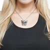 image:imageControse Butterfly Skull Necklace with Pendant 16  18 adjustable chain
