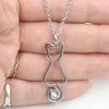 image:imageControse Cat Necklace  Feline Elegant Kitten Pendant