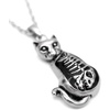 image:imageControse Cat Necklace Full Tummy Kitty Fish Bone
