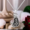 image:imageControse Cat Necklace Full Tummy Kitty Fish Bone
