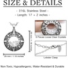 image:imageControse Compass Floating Charm with White Crystal necklace