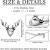 image:imageControse Crystal Reindeer Necklace