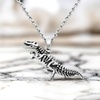 image:imageControse Dinosaur Necklace TRex Skeleton Pendant 316L Stainless Steel