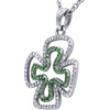 image:imageControse Double Your Luck Clover Necklace with 130 Crystals