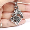 image:imageControse Dragon Necklace in Heart Sharped