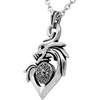 image:imageControse Dragon Necklace in Heart Sharped