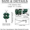 image:imageControse Four Leaf Clover Necklace with Crystals