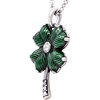 image:imageControse Four Leaf Clover Necklace with Crystals