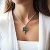 image:imageControse Four Leaf Clover Necklace with Crystals