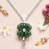 image:imageControse Four Leaf Clover Necklace with Crystals