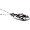 image:imageControse Framed Rose Necklace with light siam crystal
