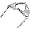 image:imageControse Hand with rose necklace love pendant with 16  18 Adjustable Chain Necklace 316L Stainless SteelWithout Rose