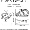 image:imageControse Heart Necklace Engraved LOVE letter Pendant