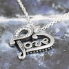 image:imageControse Heart Necklace Engraved LOVE letter Pendant