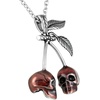 image:imageControse Jewelry Cherry Skull Necklace Pendant 28 necklace  316L Stainless Steel