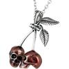 image:imageControse Jewelry Cherry Skull Necklace Pendant 28 necklace  316L Stainless Steel