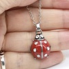 image:imageControse Ladybug Necklace with Crystals
