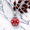 image:imageControse Ladybug Necklace with Crystals