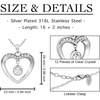 image:imageControse Light of My Love Heart Necklace with Sparkling Crystals