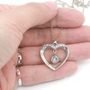 image:imageControse Light of My Love Heart Necklace with Sparkling Crystals