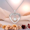 image:imageControse Light of My Love Heart Necklace with Sparkling Crystals