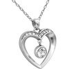 image:imageControse Light of My Love Heart Necklace with Sparkling Crystals