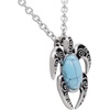 image:imageControse Lucky Turtle Necklace with Natural Turquoise Stone  Symbol of Protection amp Longevity